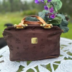 COPY - MCM brown Visetos handbag